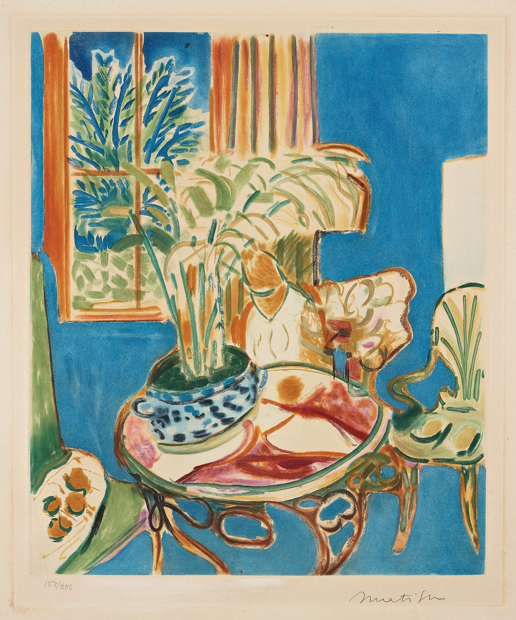 Matisse Table with Flowers